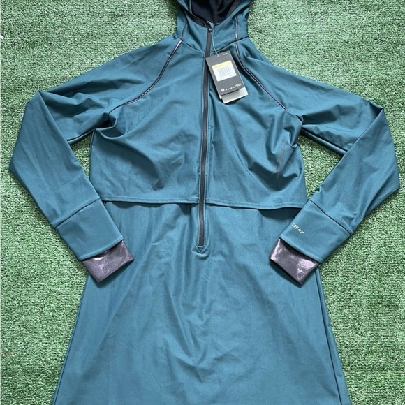New Nike Swim Victory Luxe Modest Tunic Dress Swimsuit Coverup women large - Picture 4 of 9